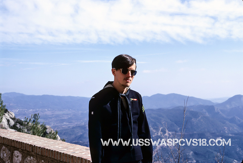 Jim Haas USS WASP CVS18 Rota, Spain