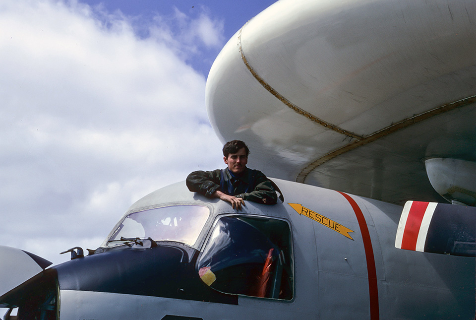 Jim Haas USS WASP CVS-18 Blue Shirt