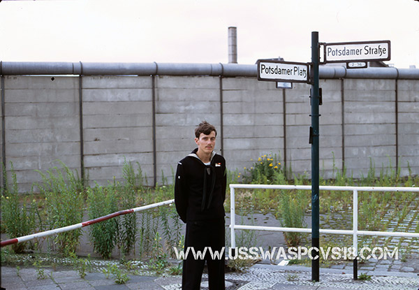Jim Haas USS WASP CVS-18 Berlin Wall, Germany